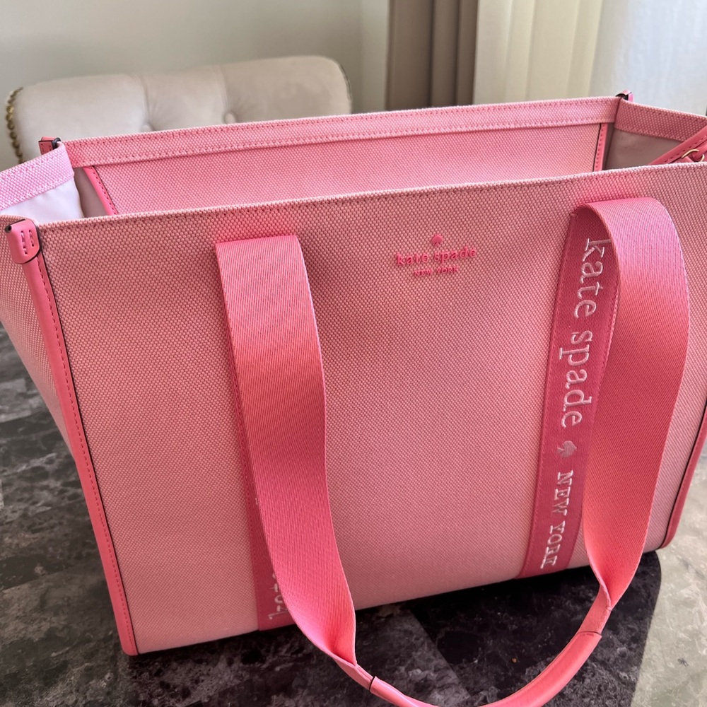 NWOT Large Kate spade pink tote bag - Picture 7 of 16